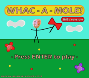 Illustrasjon av Whac-A-Mole! UiBs version$