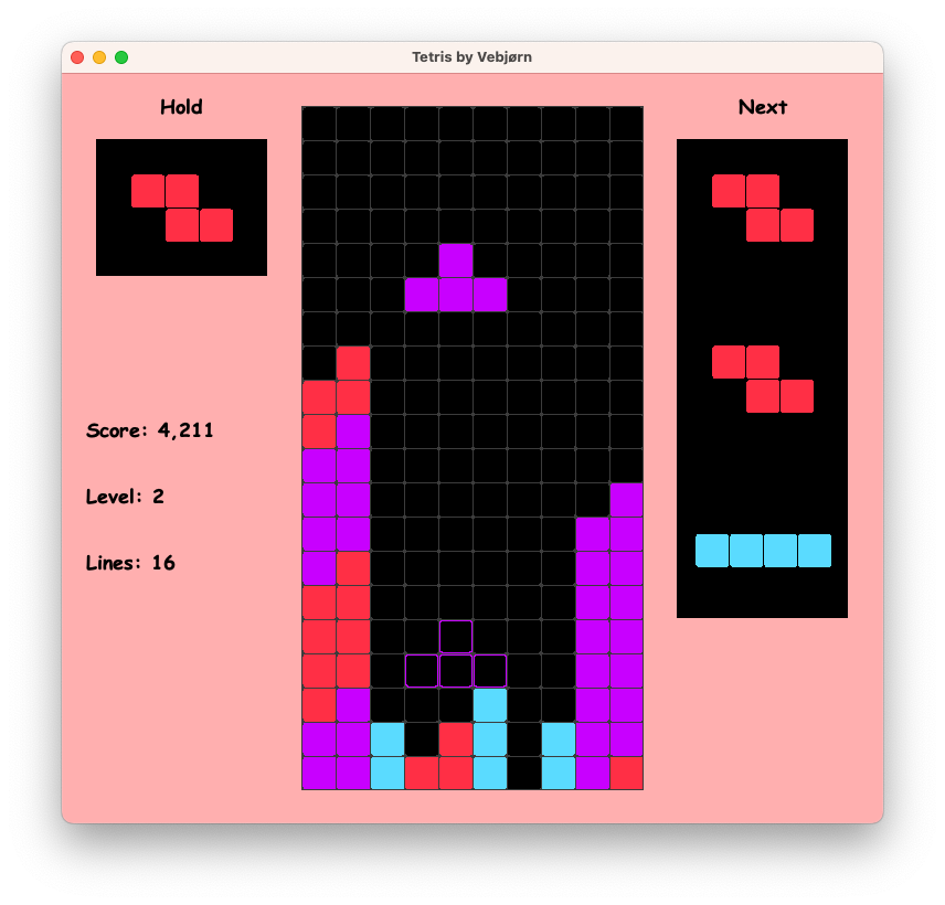 Illustrasjon av Tetris